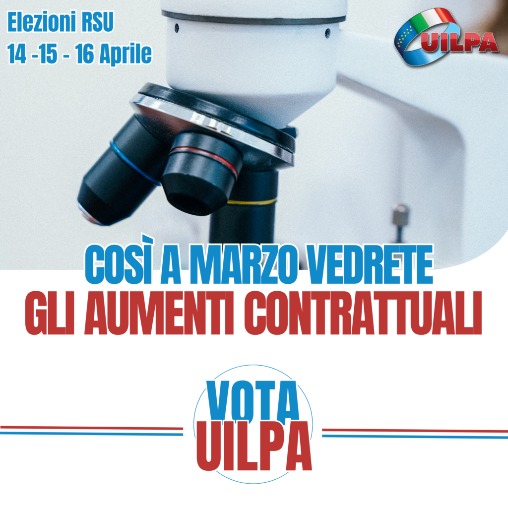 ALLE ELEZIONI RSU 2025 VOTA UILPA