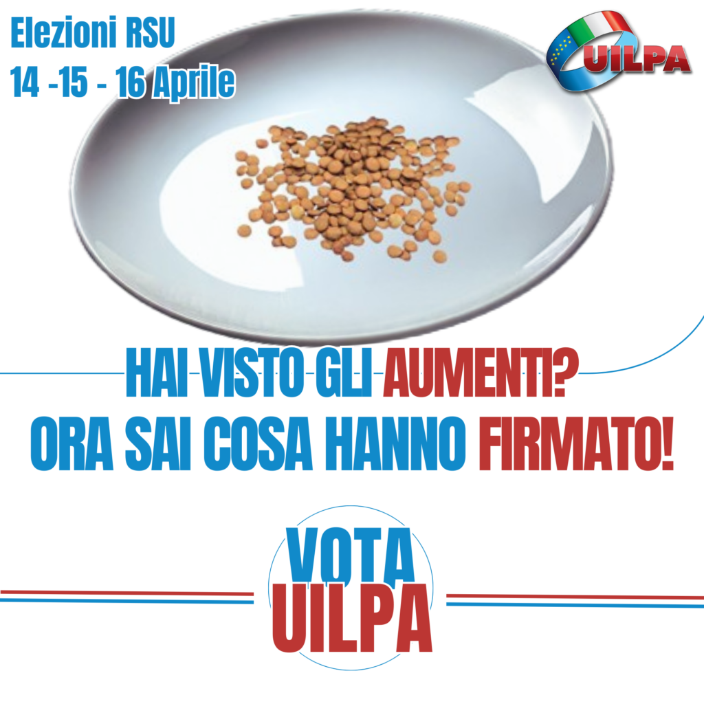 ALLE ELEZIONI RSU 2025 VOTA UILPA
