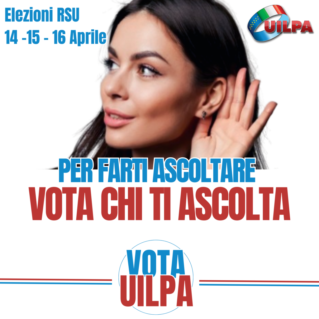 ALLE ELEZIONI RSU 2025 VOTA UILPA